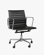 Herman Miller Eames Aluminium Group EA335 Management Chair, Black, Industrial Castors