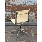 Herman Miller Eames Aluminium Group EA330 Chair, White Mesh, No Arms