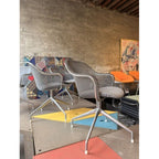 Antonio Citterio Iuta Swivel Chairs for B&B Italia, Grey, Pair - thegoodchairs