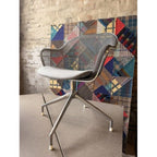 Antonio Citterio Iuta Swivel Chairs for B&B Italia, Grey, Pair - thegoodchairs