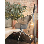 Antonio Citterio Iuta Swivel Chairs for B&B Italia, Grey, Pair - thegoodchairs