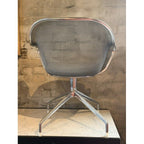 Antonio Citterio Iuta Swivel Chairs for B&B Italia, Grey, Pair - thegoodchairs