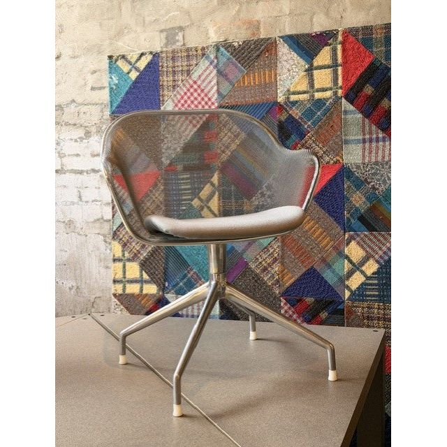 Antonio Citterio Iuta Swivel Chairs for B&B Italia, Grey, Pair - thegoodchairs
