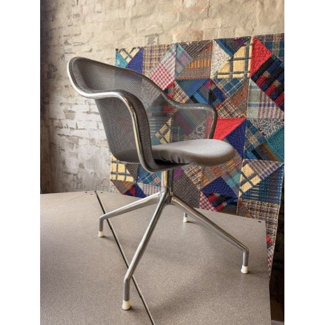 Antonio Citterio Iuta Swivel Chairs for B&B Italia, Grey, Pair - thegoodchairs