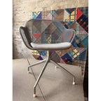 Antonio Citterio Iuta Swivel Chairs for B&B Italia, Grey, Pair - thegoodchairs