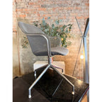 Antonio Citterio Iuta Swivel Chairs for B&B Italia, Grey, Pair - thegoodchairs