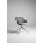 Antonio Citterio Iuta Swivel Chairs for B&B Italia, Grey, Pair - thegoodchairs