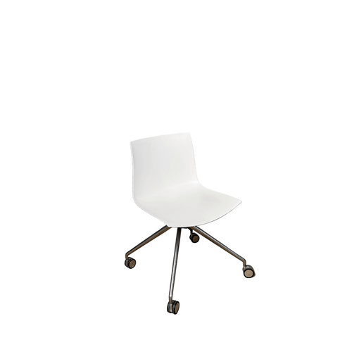 Arper 46 White Office Chair - thegoodchairs