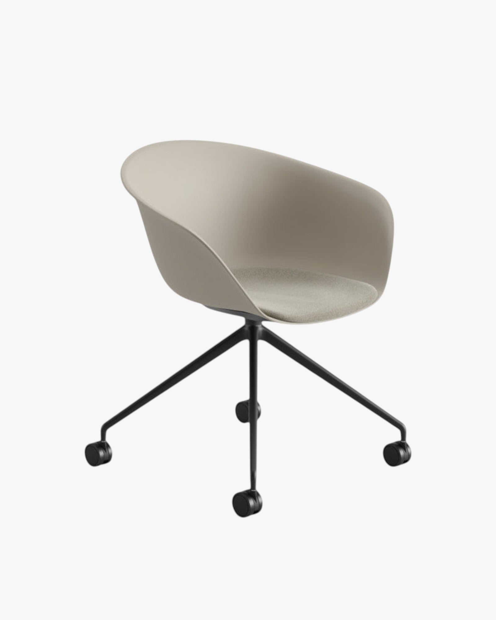 Arper Dune 02 Tub Chairs on Castors for Conference, Meeting or Venues, Made in Italy - thegoodchairs