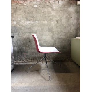 Arper Stylecraft Contrast Swivel Chair, Moulded Shell With Aluminium Swivel Legs - thegoodchairs