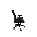 Black Task Chair With Armrests - thegoodchairs