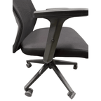 Black Task Chair With Armrests - thegoodchairs