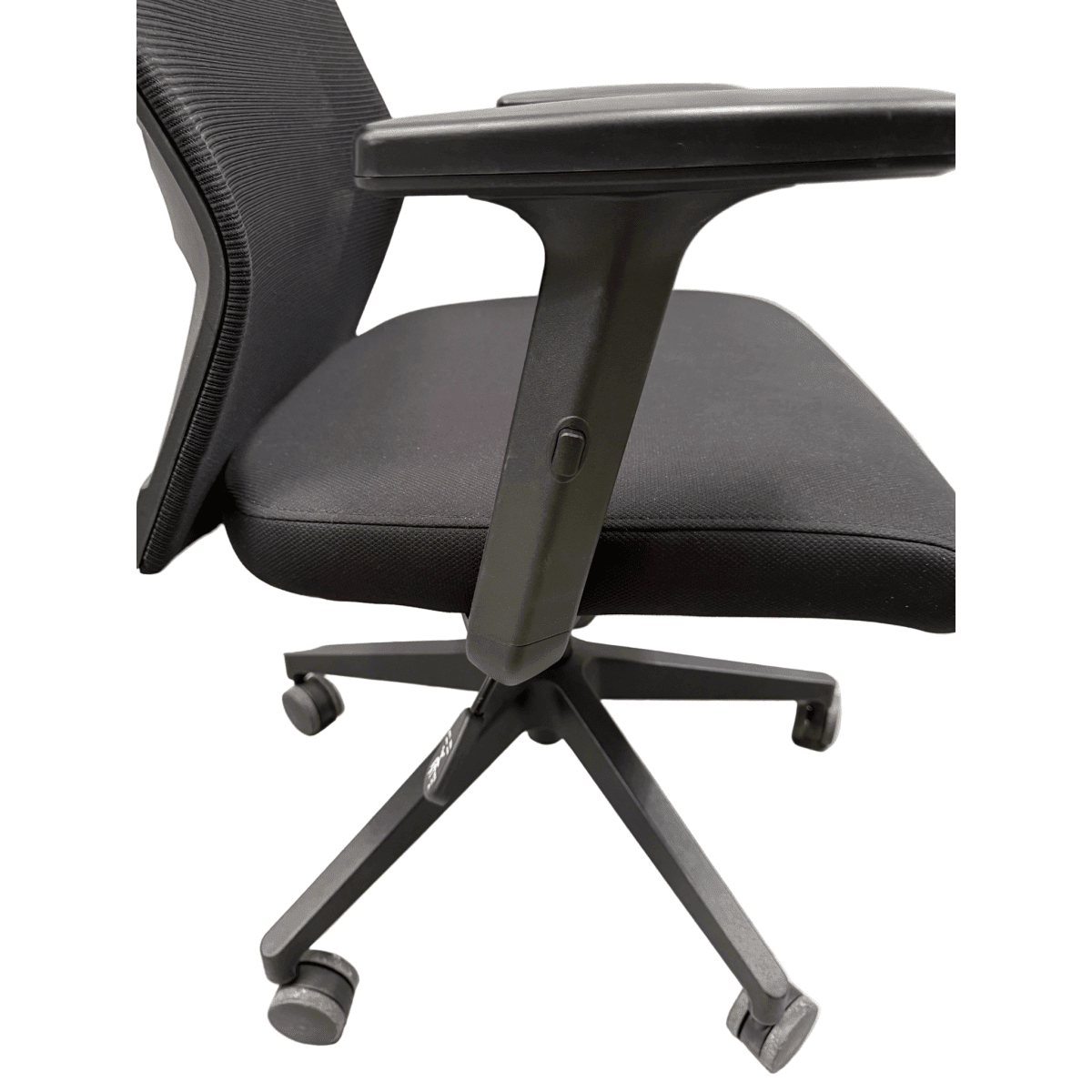 Black Task Chair With Armrests - thegoodchairs