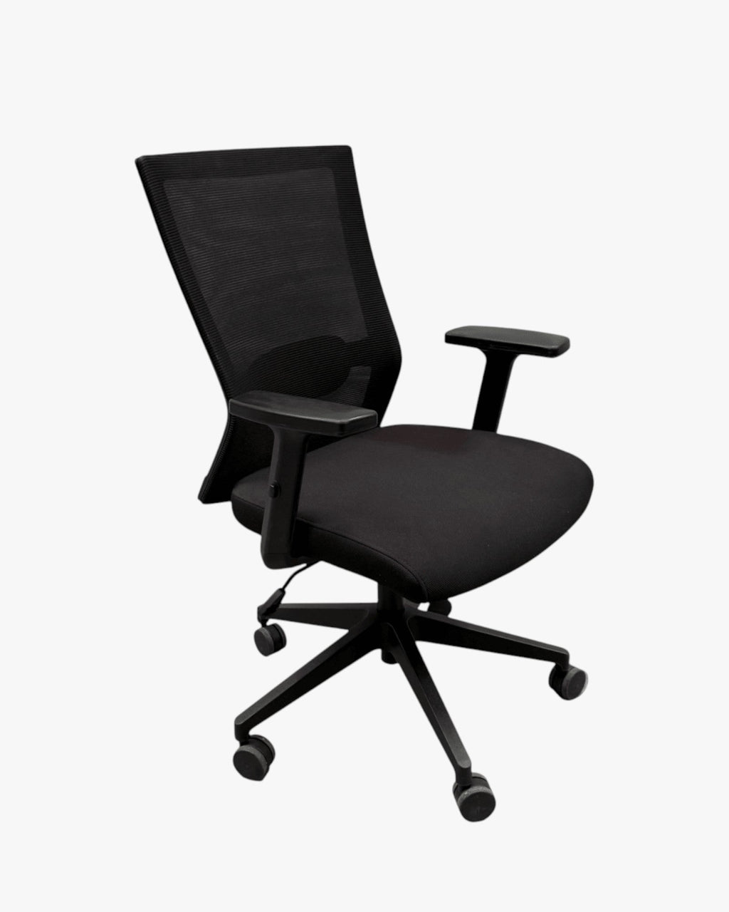Black Task Chair With Armrests - thegoodchairs