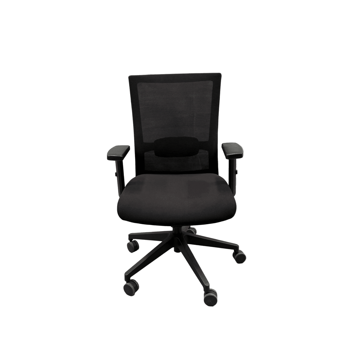 Black Task Chair With Armrests - thegoodchairs
