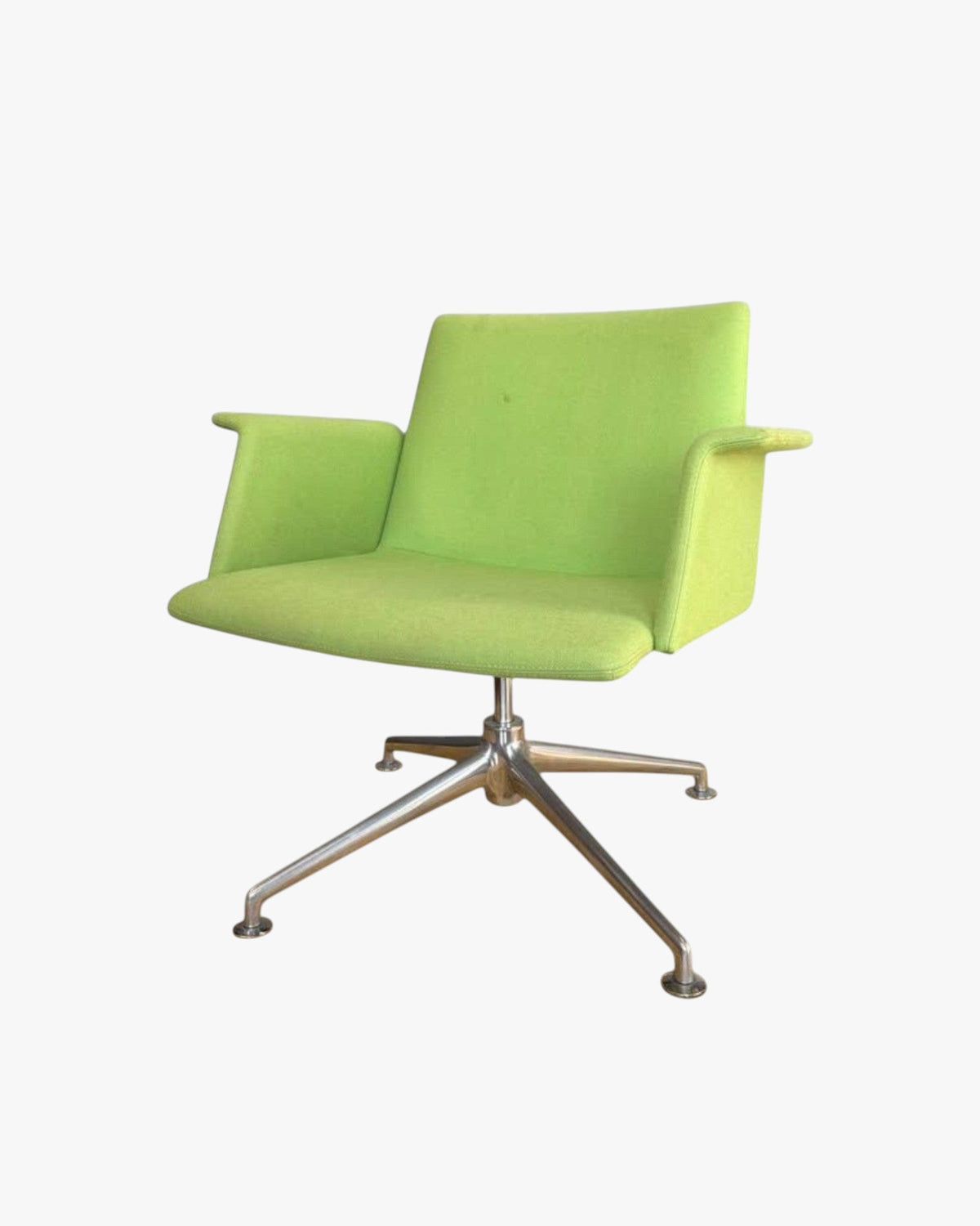 Brunner Fina Lounge Chair, Apple Green, Made in Germany - thegoodchairs