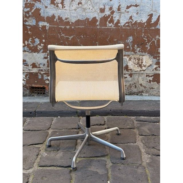 Herman Miller Eames Aluminium Group EA330 Chair, White Mesh, No Arms