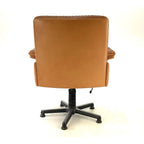 De Sede DS35 31 Executive Office Chair, Tan Leather, Switzerland, 1970s - thegoodchairs