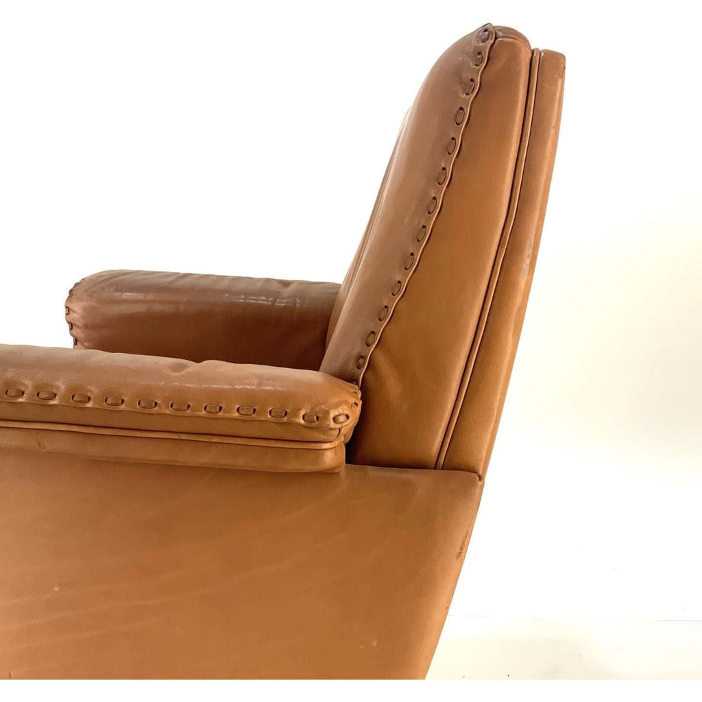 De Sede DS35 31 Executive Office Chair, Tan Leather, Switzerland, 1970s - thegoodchairs