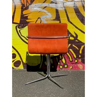 Diemme Swivel Chair, Orange - thegoodchairs