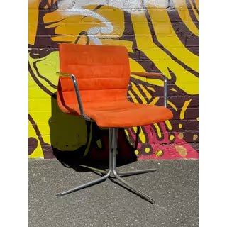 Diemme Swivel Chair, Orange - thegoodchairs