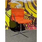 Diemme Swivel Chair, Orange - thegoodchairs