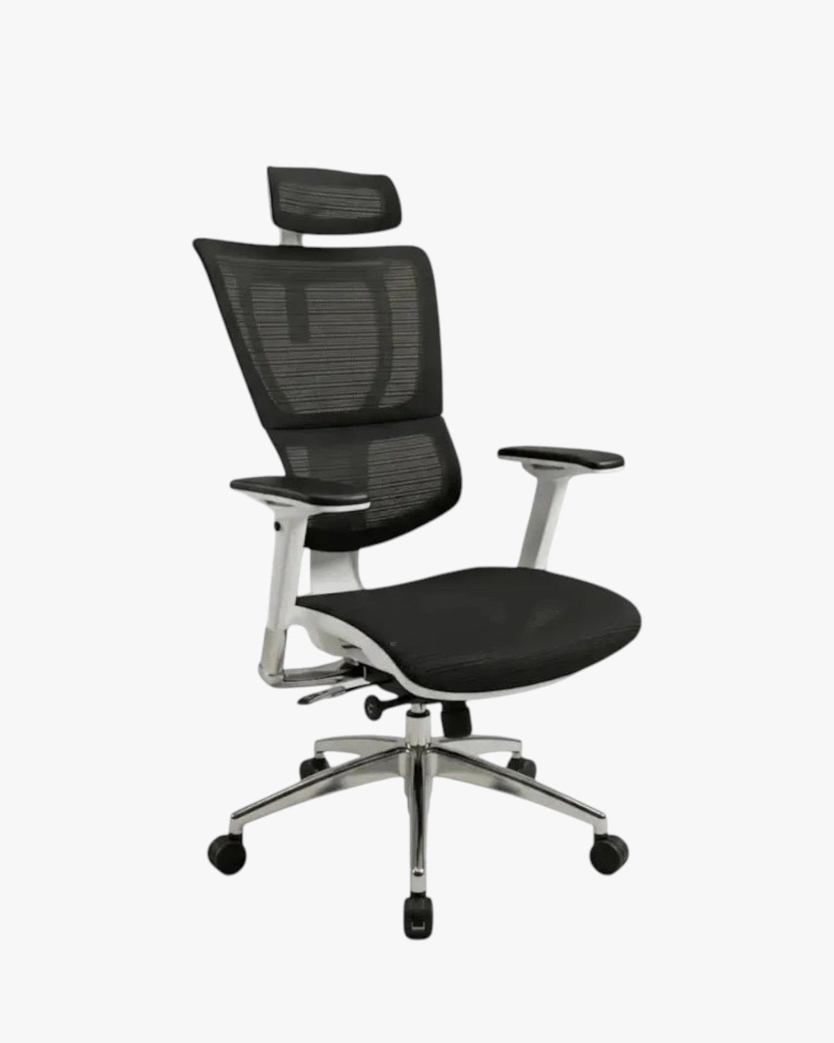 Euro Ergo Ergonomic Office Chair, Silver - thegoodchairs