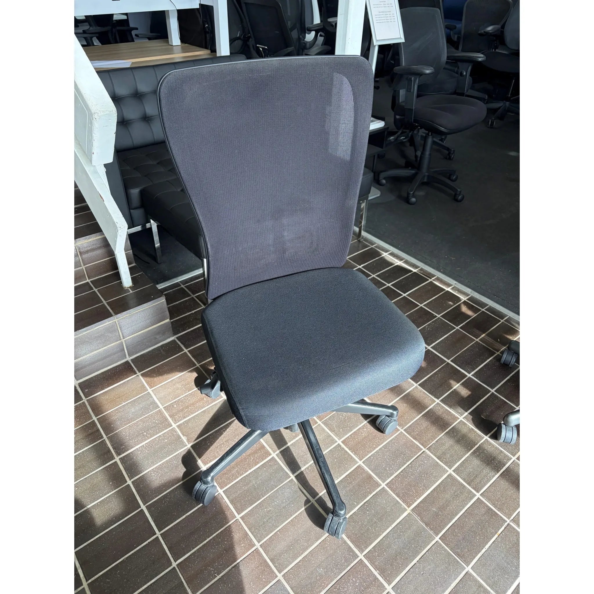 Haworth Zody Ergonomic Task Chair, Black - thegoodchairs
