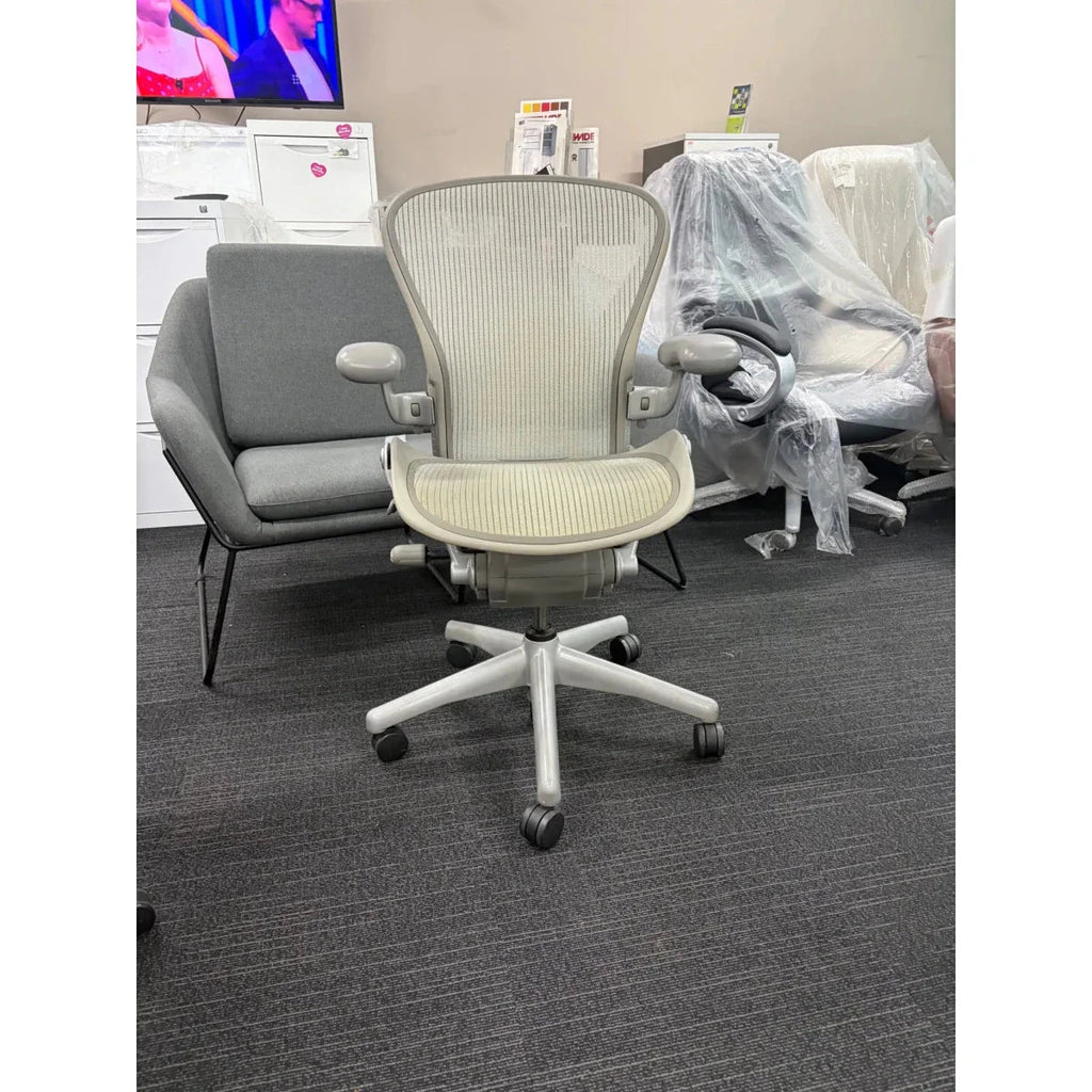 Herman Miller Aeron - Classic Mineral - Size B - thegoodchairs