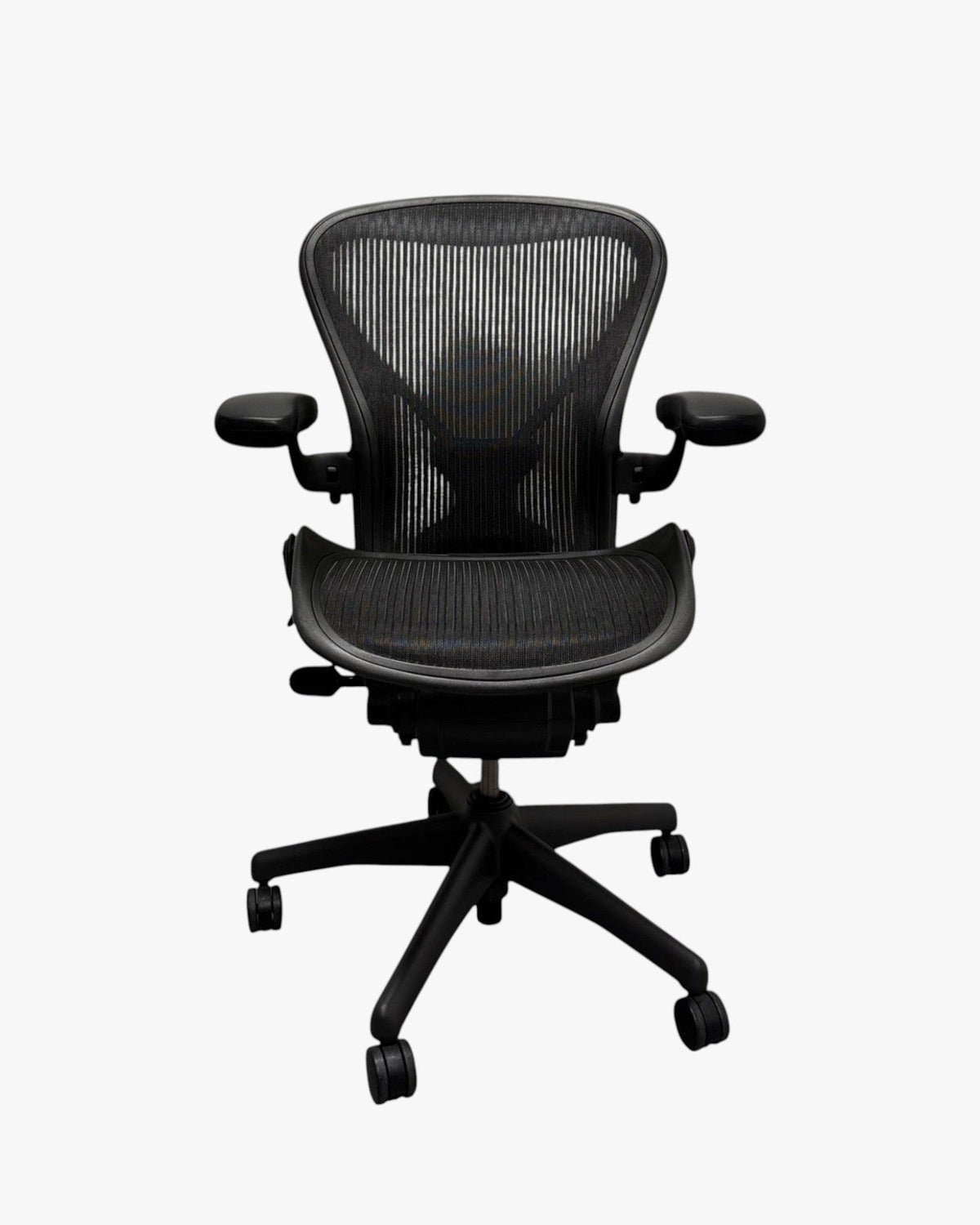 Herman Miller Aeron Classic Task Chair, Size B, Black, PostureFit - thegoodchairs