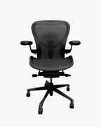 Herman Miller Aeron Remastered - Size C Chair in Onyx - thegoodchairs