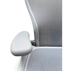 Herman Miller Aeron Remastered Task Chair, Size B, Mineral, Polished Aluminium - thegoodchairs
