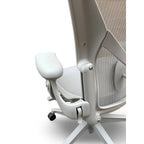 Herman Miller Aeron Remastered Task Chair, Size B, Mineral, Polished Aluminium - thegoodchairs