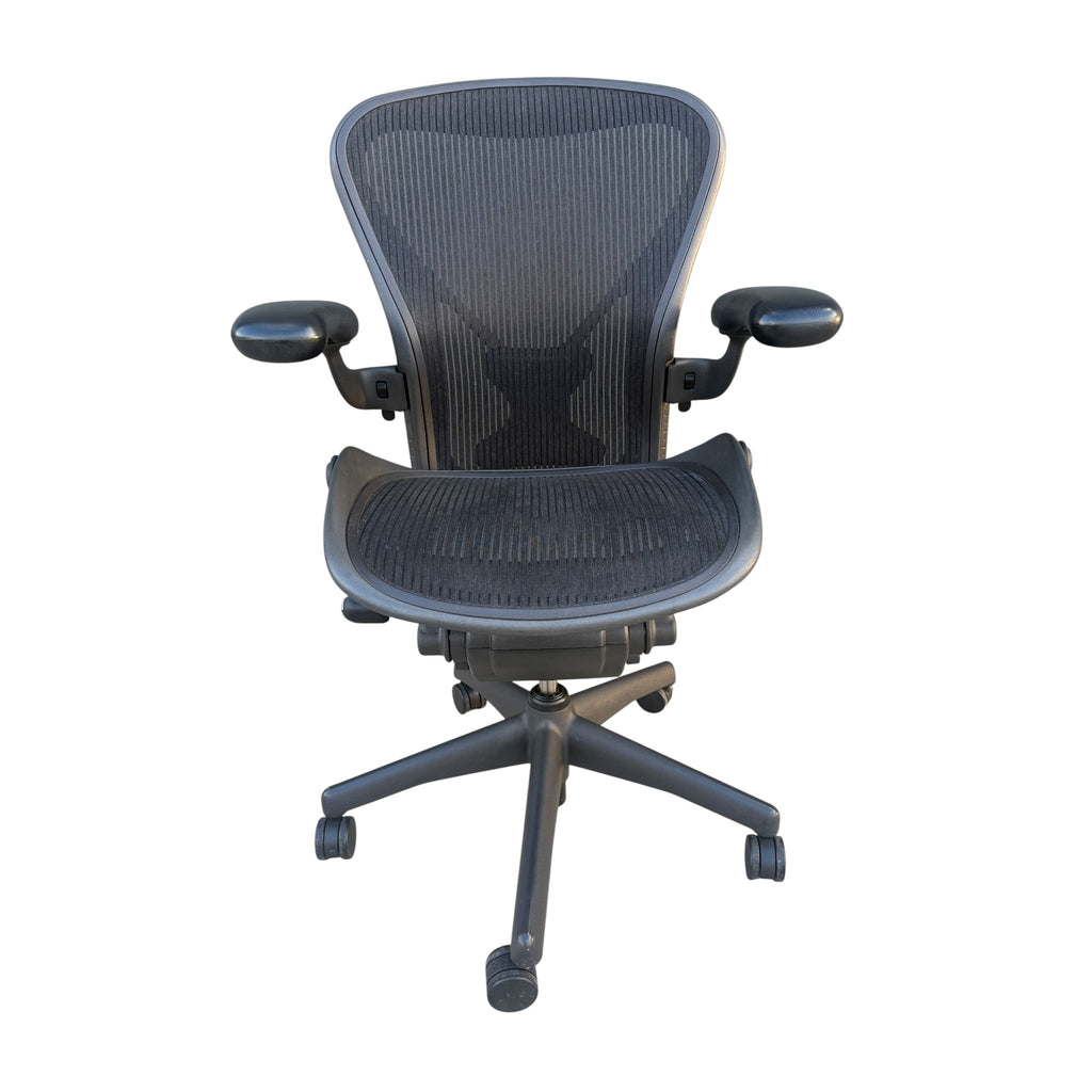Herman Miller Aeron Task Chair, Black - thegoodchairs