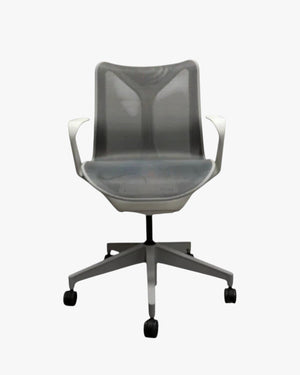 Herman Miller Cosm Task Chair, Low Back, Mineral, Grey