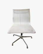 Herman Miller Eames Aluminium Group EA330 Task Chair, White Mesh, No Arms - thegoodchairs