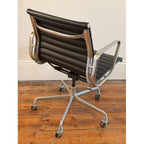 Herman Miller Eames Aluminium Group EA335 Management Chair, Black, Industrial Castors - thegoodchairs