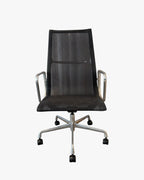 Herman Miller Eames Aluminium Group High-Back Executive Chair, Black Mesh - thegoodchairs