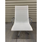 Herman Miller Eames EA116 - Lounge Chair, White Mesh - thegoodchairs