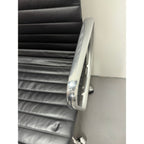 Herman Miller Eames - High Back, Black Leather - thegoodchairs