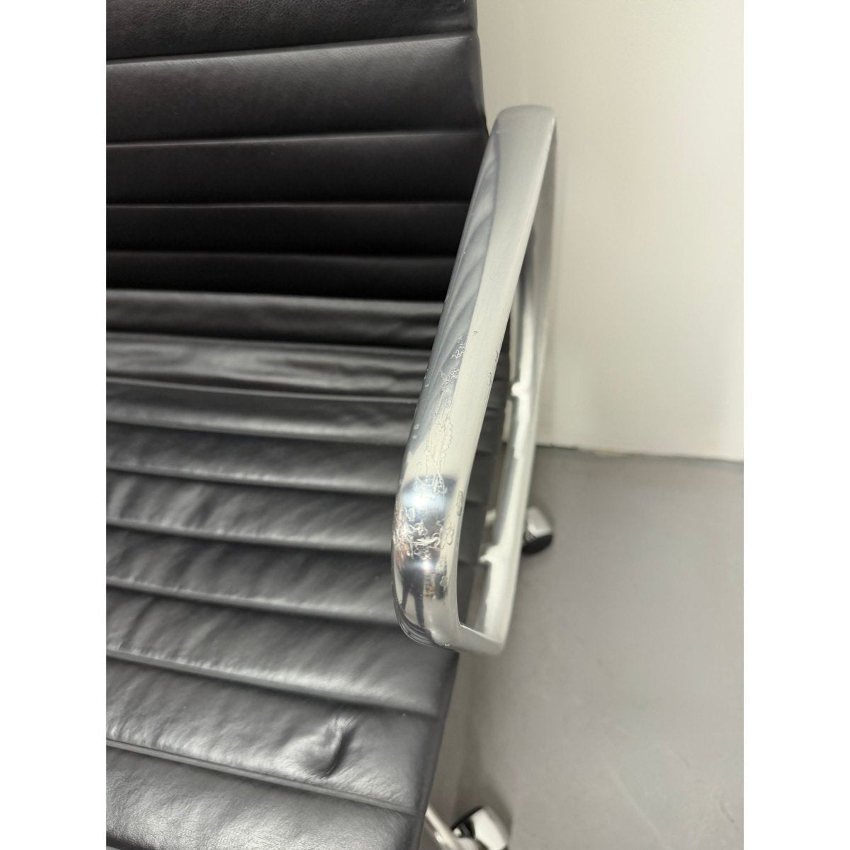 Herman Miller Eames - High Back, Black Leather - thegoodchairs