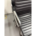 Herman Miller Eames - High Back, Black Leather - thegoodchairs
