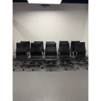 Herman Miller Eames - High Back, Black Leather - thegoodchairs