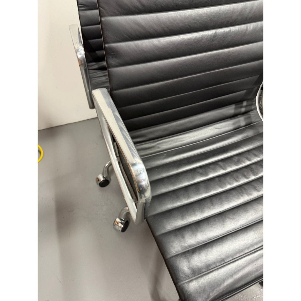 Herman Miller Eames - High Back, Black Leather - thegoodchairs