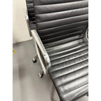 Herman Miller Eames - High Back, Black Leather - thegoodchairs