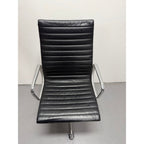 Herman Miller Eames - High Back, Black Leather - thegoodchairs