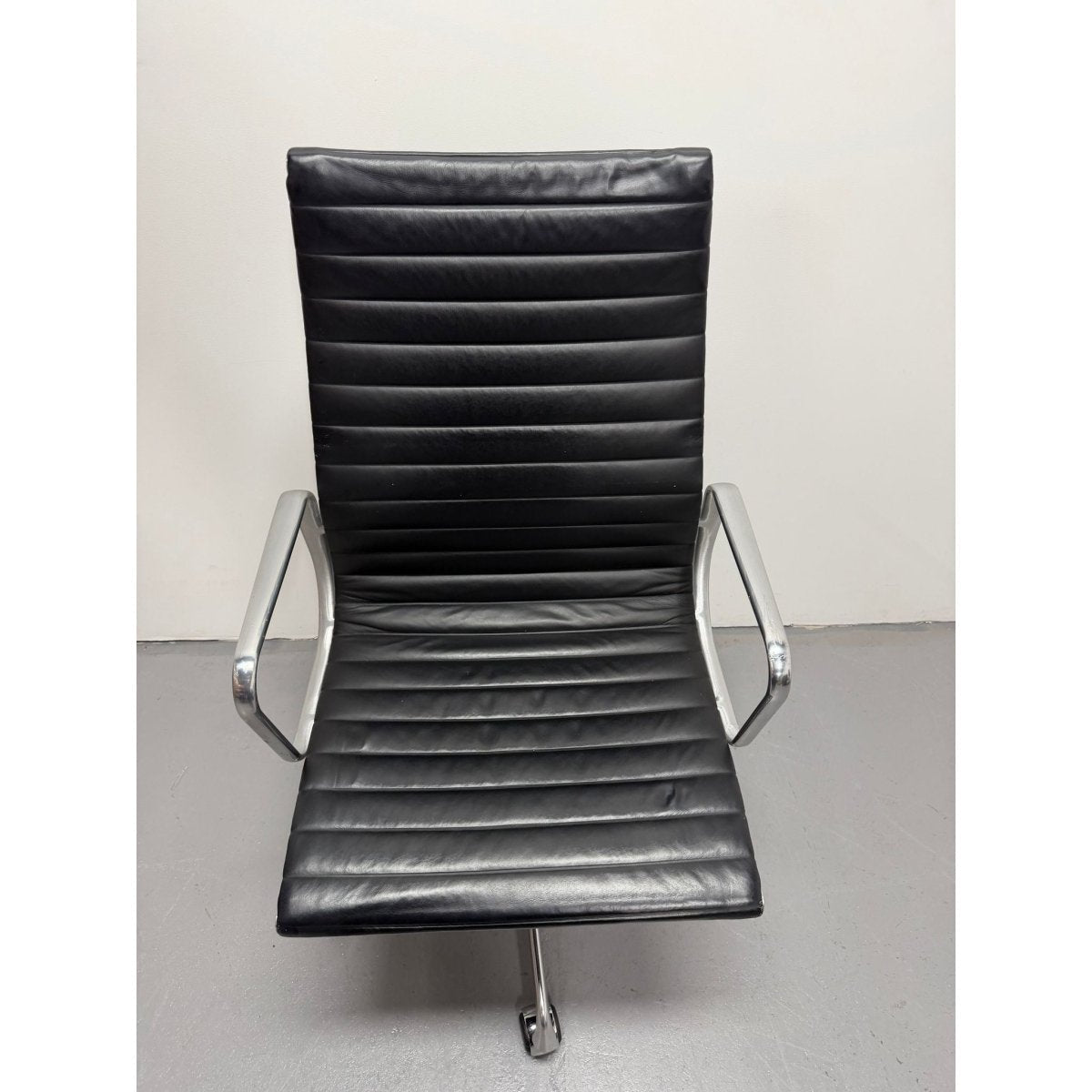Herman Miller Eames - High Back, Black Leather - thegoodchairs