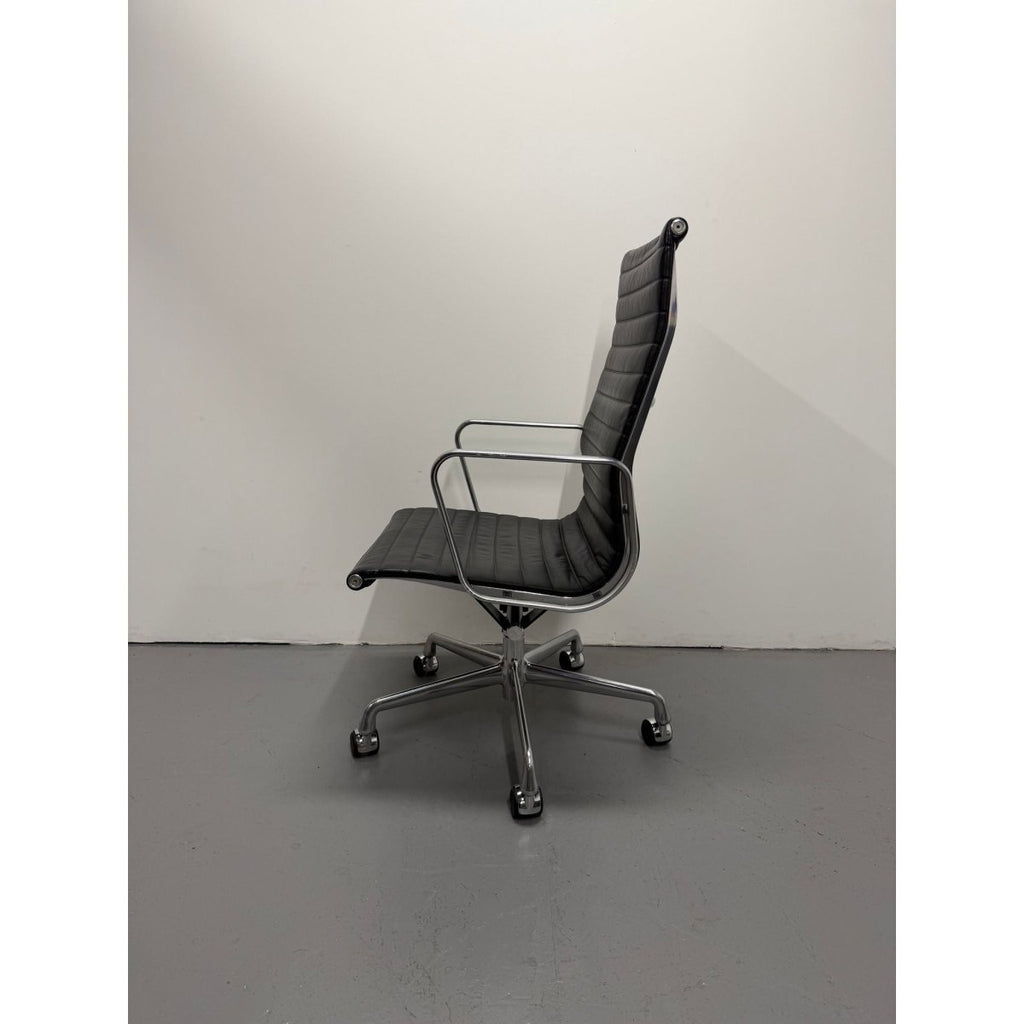 Herman Miller Eames - High Back, Black Leather - thegoodchairs