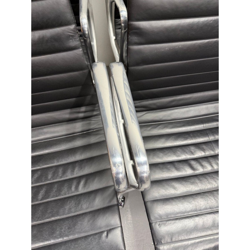 Herman Miller Eames - High Back, Black Leather - thegoodchairs