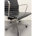 Herman Miller Eames - High Back, Black Leather - thegoodchairs